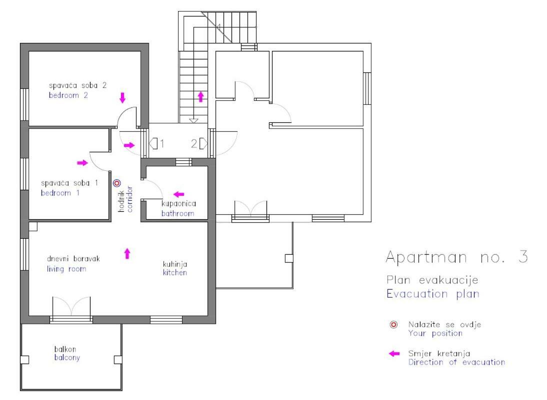 Apartment Traversa ノヴァリャ エクステリア 写真